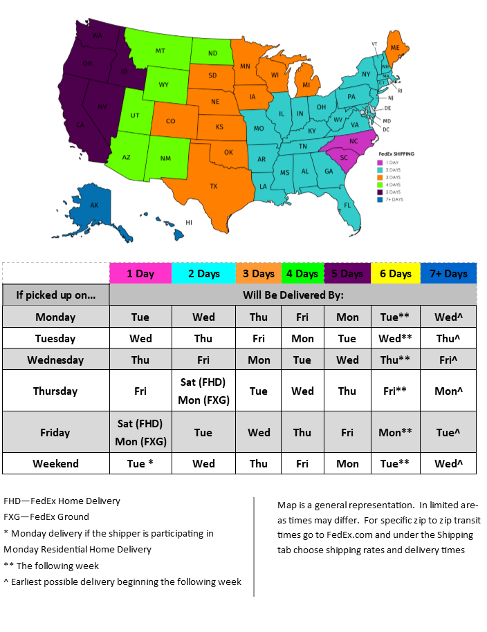 Fedex Map